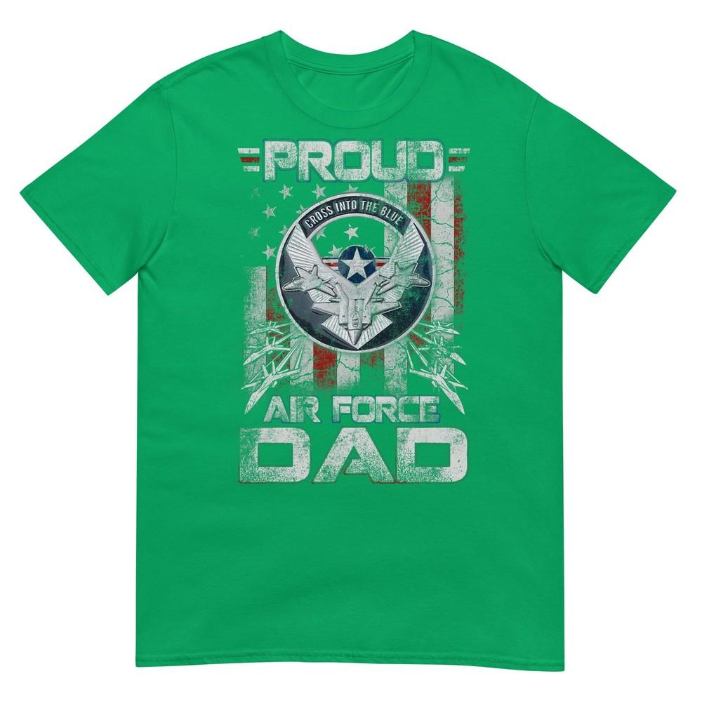 Unisexs Proud Air Force Dad Shirt Military Family Fathers Day TShirt