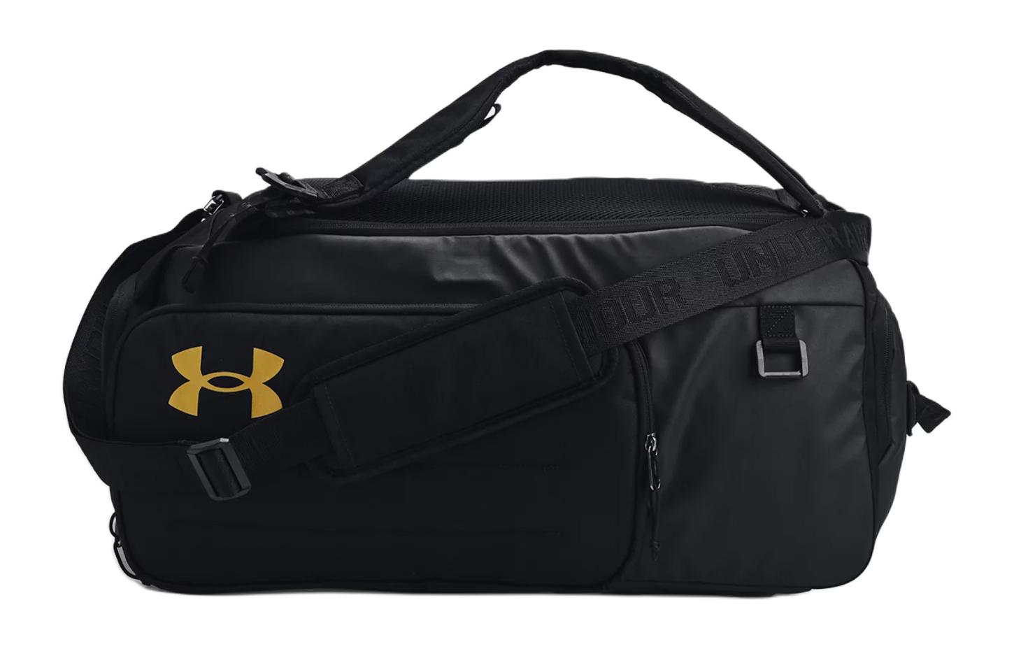 Under Armour Under Armour Polyester Backpack Medium Men s Black & Metal Gold 1381919-001 Medium