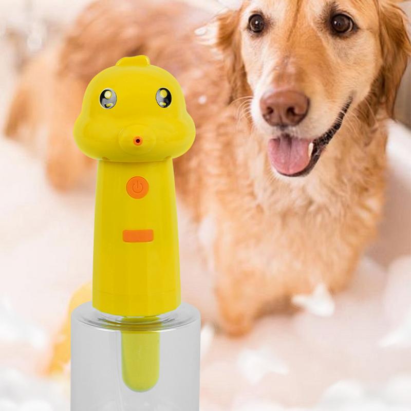 Dog Shampoo Dispenser Automatic Rechargeable Sprayer Portable Foamer Automatic Soap Dispenser Foam Machine Pet Accessories