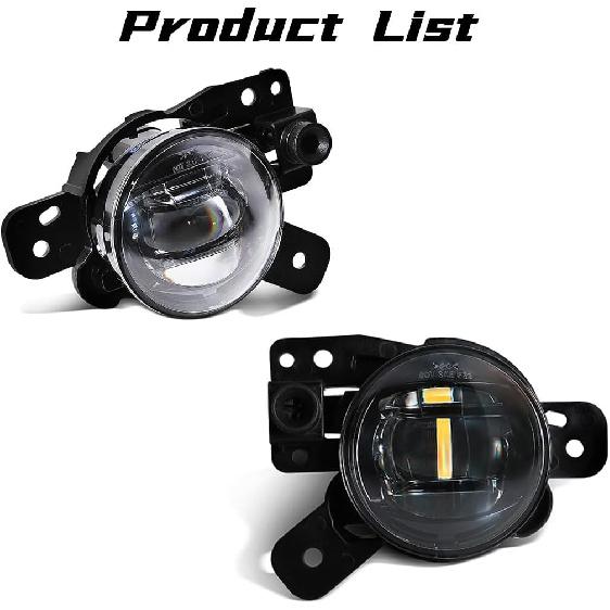 LED Fog Lights For Chevrolet Colorado 2023 2024 2025 Front Bumper Fog Lamp Fit For Silverado 2500HD Trailblazer GMC Canyon Yellow Light