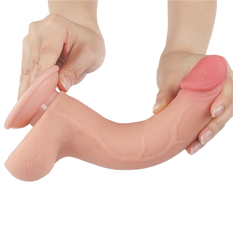 Dual Density Dildo Sliding Skin 8.5
