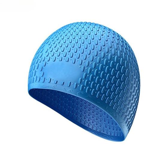 Adults Silicone Swimming Cap, Water Resistant Lightweight Swim Hat, Non-slip Elastic Men Women Bathing Cap for Swimming Pool, Beach