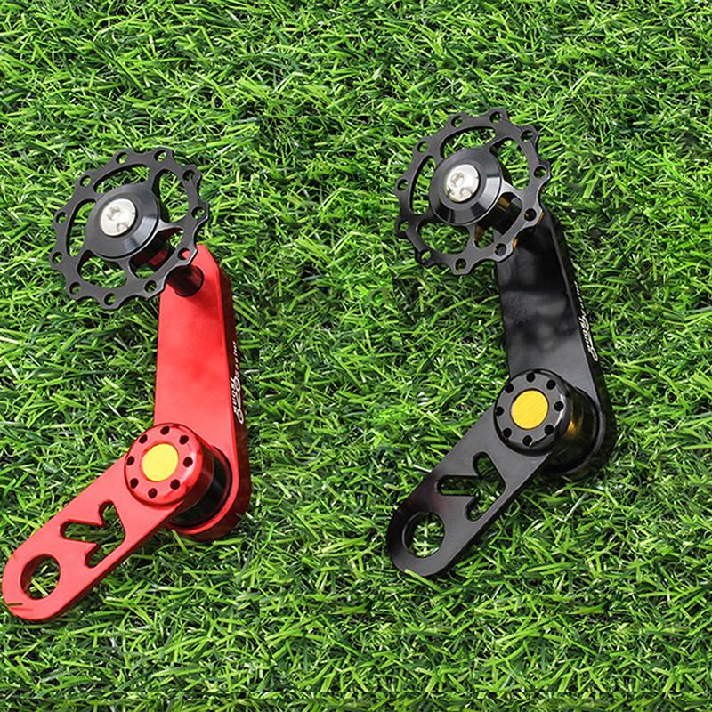 Eingang-Gang Faltrad Kettenspanner Fahrrad Eingang-Gang Kettenführung Umbau Crimp Kettenfänger Anti-Drop