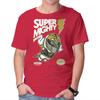 Unisex Crew Neck T-Shirt Super Mighty Warrior Graphic Short Sleeve Casual Tee