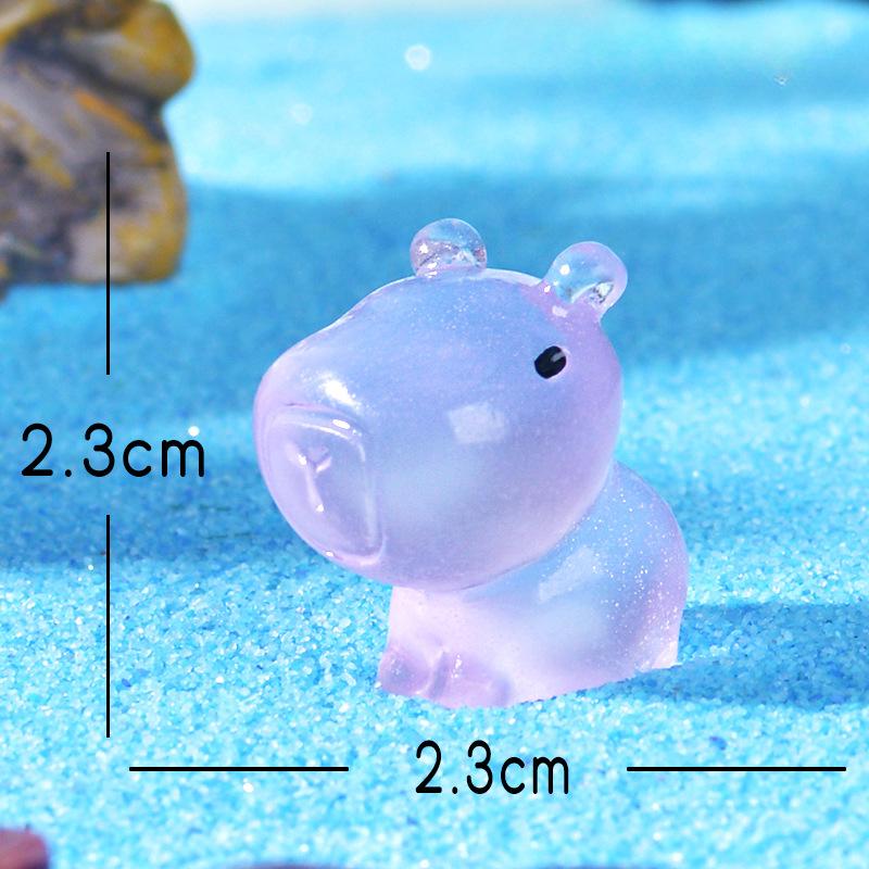 Niedliche und Hässliche Kapibara Handgefertigte Dekorative Artikel Harzhandwerk Mini Ornamente