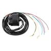 7 Pin Trailer Socket Wiring Kit with 1.5m Cable Towing Socket Wiring Harness for Commercial Vehicles Semi Trailer