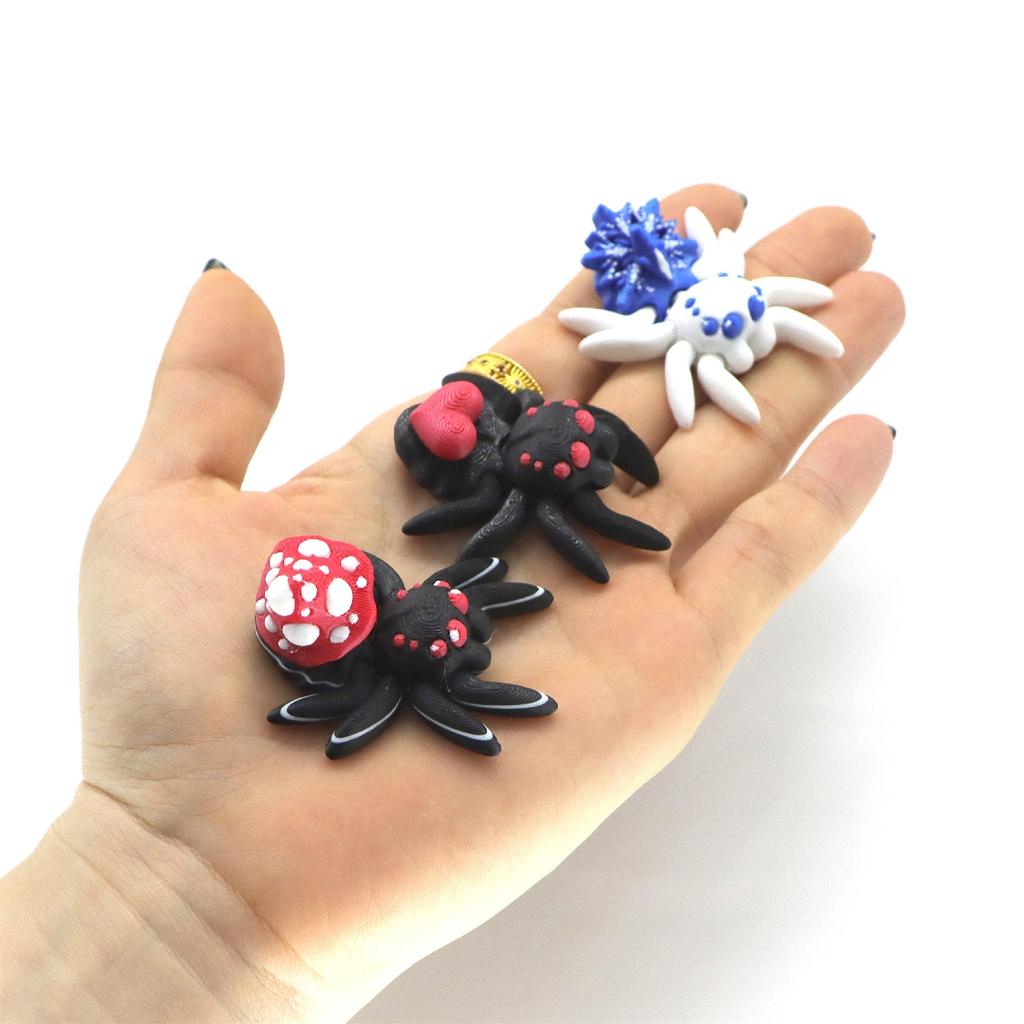 Toy Set 3D Printed Realistic with 7 Eggs and 7 Random Small for Party Favors