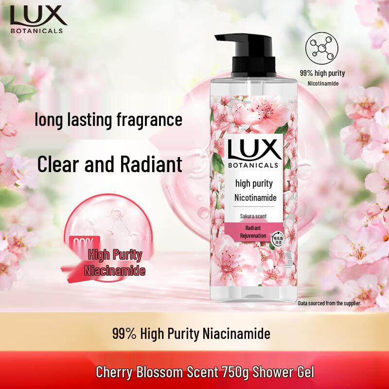 LUX Clear Brightening Body Wash (Cherry Blossom Niacinamide)