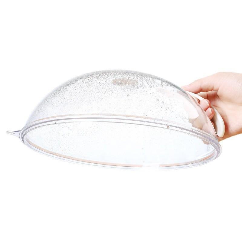 Microwave Heat-Resistant Splash-Proof Food Cover – Food-Grade Plastic, Household Bowl Cover