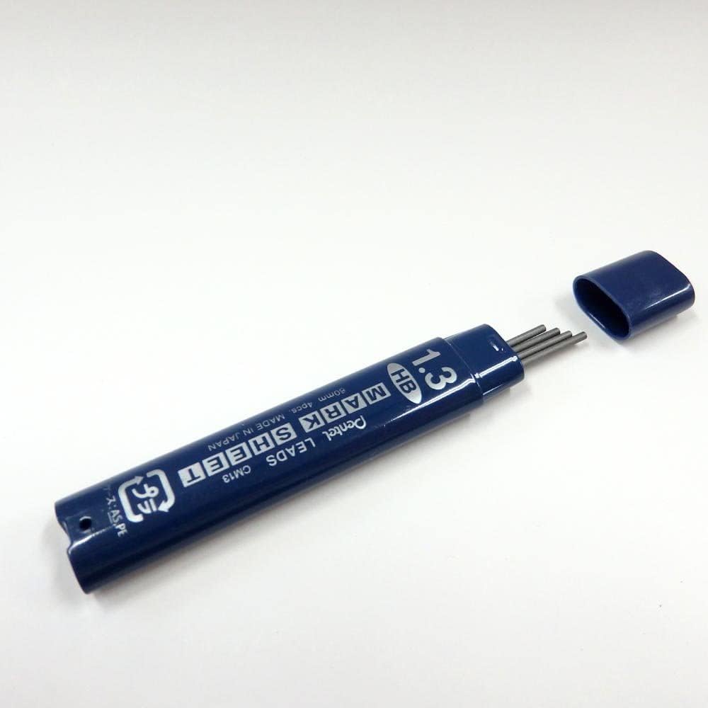 Pentel Mark Sheet Mechanical Pencil Refills, CM13-HB, 1.3mm, HB, 10-Pack