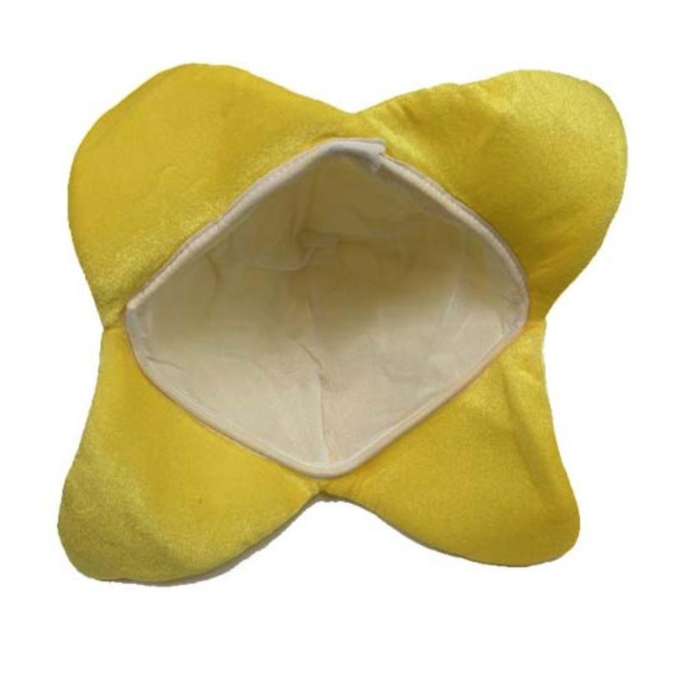 Vibrant Yellow Design Banana Plush Hat Quirky Cosplay Cap Crazy Birthday Dress-up