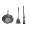 With Rod Wire Brush 3Pcs/Set Rust Removal Steel Brush