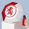 Middlesbrough FC Mini 5 Fold Pocket Umbrella Compact Lightweight Anti UV Rain Sun Protection Umbrella Portable Travel Umbrella