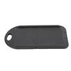 Beard Trimmer Sharpener and Cleaner Portable Rubber Beard Trimmer Cleaning Tool with Hanging Hole Black