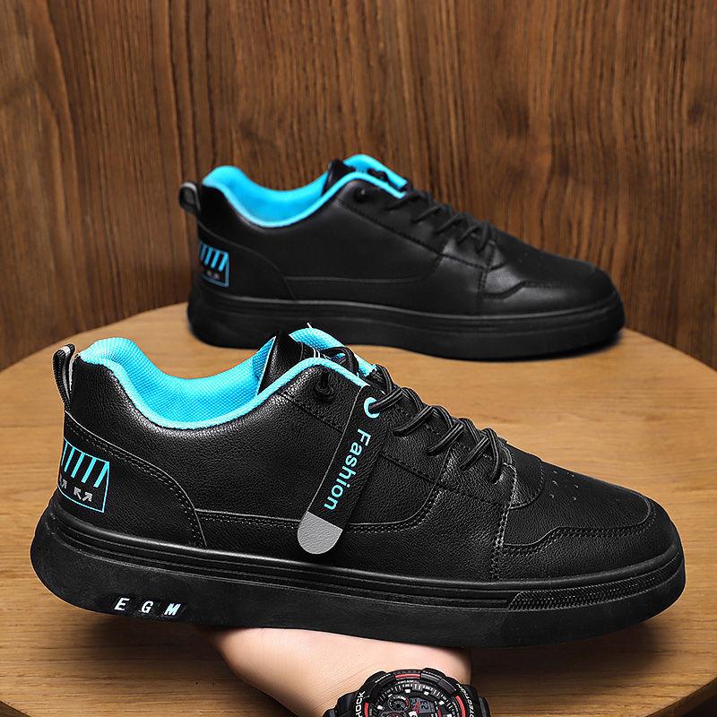 

Модная мужская повседневная обувь Бренд Мужская обувь Мужские кроссовки Балетки Удобная дышащая микрофибра Уличная обувь для отдыха Модный стиль 39 чёрный