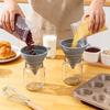 Kitchen Funnels for Filling Bottles, Silicone Small and Large Funnel Set, Foldable Silicone Collapsible Funnels for Filling Water Bottle Liquid,