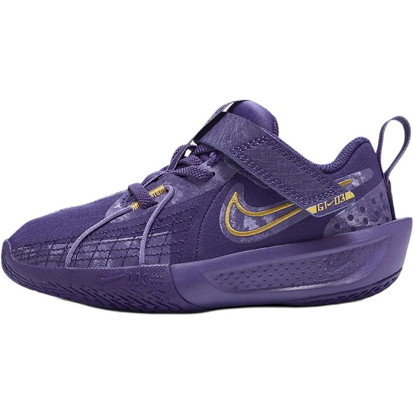 Nike GT Cut 3 PS Court Purple Kids Sneakers Field-Purple Wild-Violet Ink FZ7299-500
