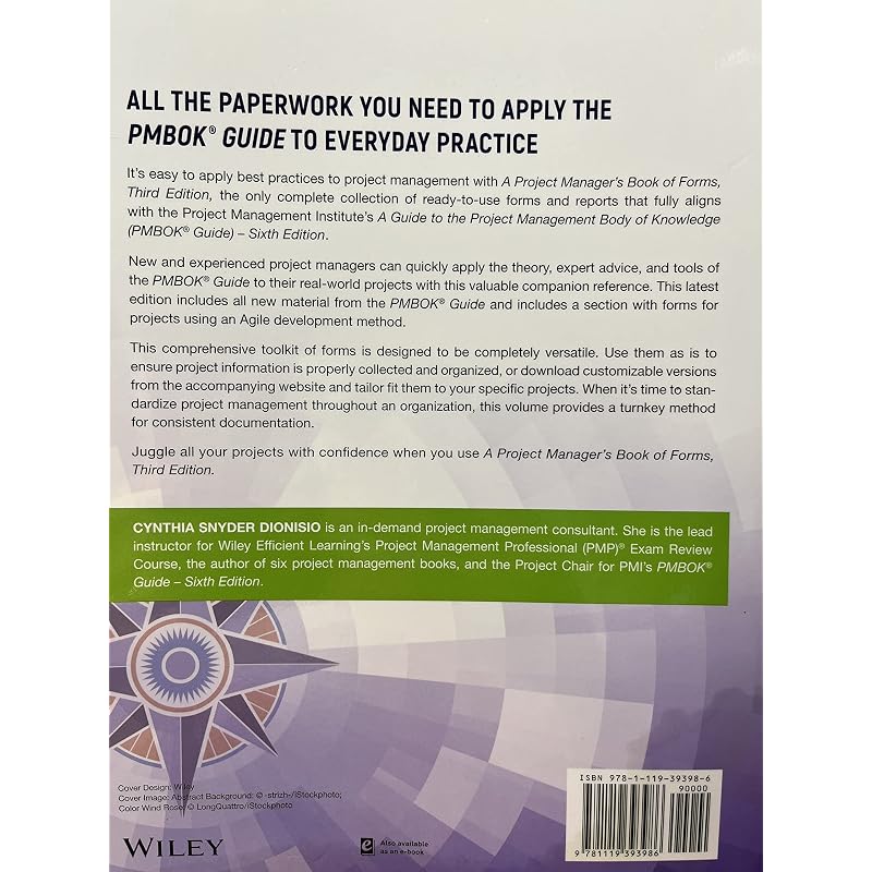 A Project Manager's Book of Forms: A Companion to the PMBOK Guide
