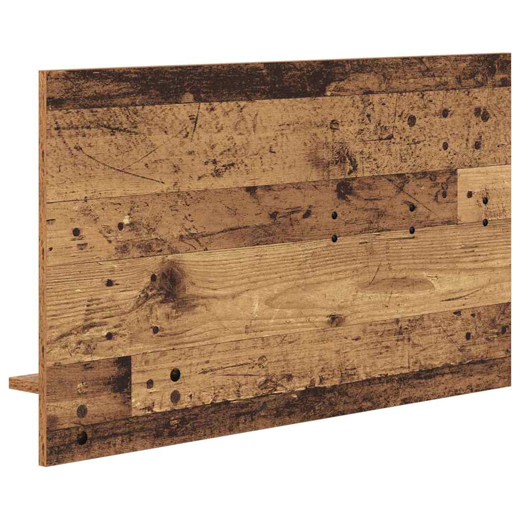 Wall Mounted Nightstand Reclaimed Wood Look 90 x 10 x 50 cm Engineered Wood