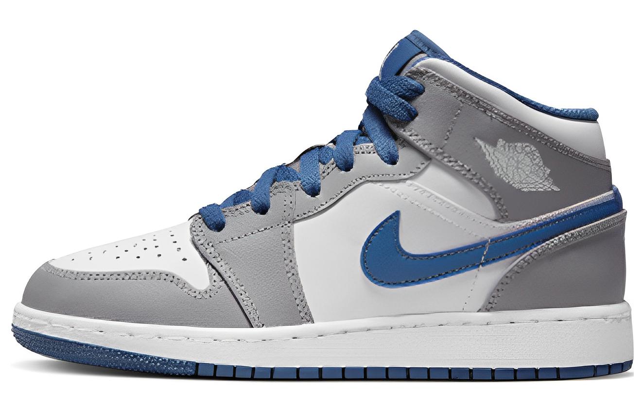 Jordan 1 Mid True Blue Cement GS DQ8423-014 36