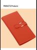 Ladies' Fashion Cowhide Wallet: Zipper Coin Purse and Clutch Bag – 2023 Japan, Europe, and America Collection.