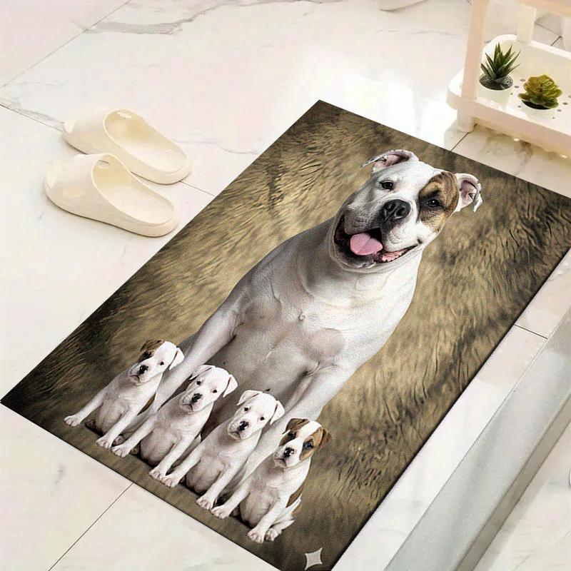 Pit Bull Carpet Rug for Living Room Bedroom Home Sofa Decoration,Kids play Non-slip Floor Mat