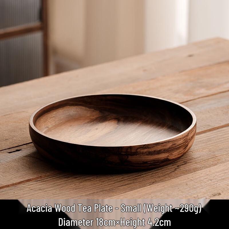 Приподнятая деревянная сервировочная миска