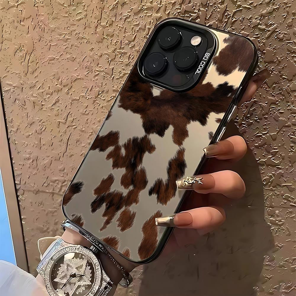 Creative Milk Cow Pattern Phone Case for Samsung Galaxy S26 S25 S24 S23 S22 S21 FE Ultra Edge Plus 4G 5G Anti Fall Matte Cover