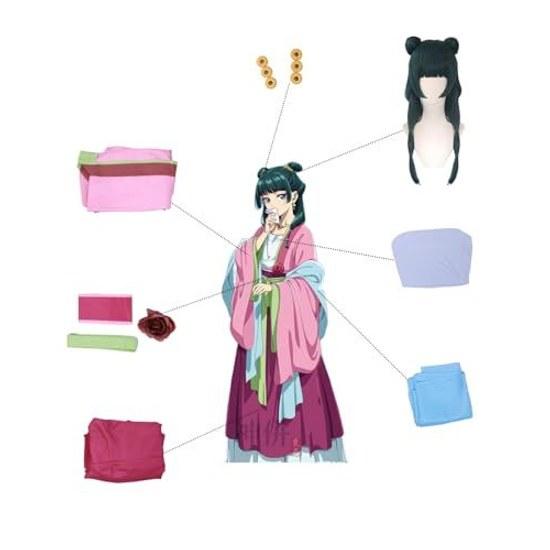 Shinpei Ryohin Apothecary Diaries cosplay wig Mao Jinshi outfit full set costume adults cultural festival