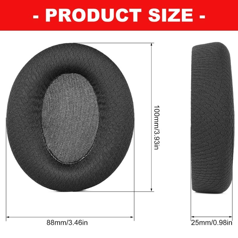 Replacement Earpads For RPhd601N HD605N HD805n Headphones Soft Mesh Sponge Earmuff Improved Comfort Noise Isolation