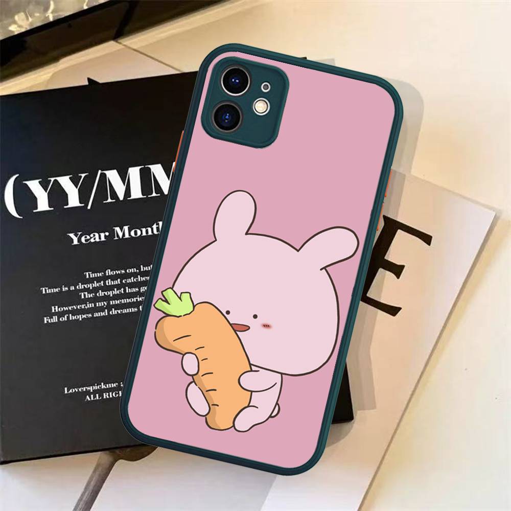Cartoon A-Asamimichan Phone Case For iPhone 16 15 14 11 12 13 Pro Max Plus 12 XS Max Back Cover Matte Case iphone 11