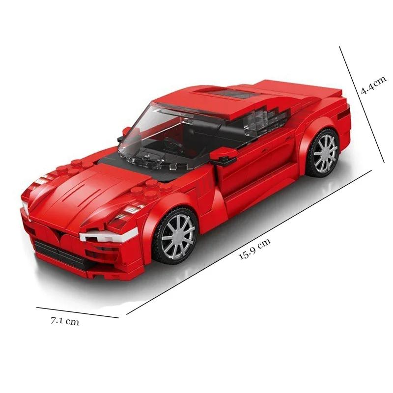 Speed Car Series Vehicle Building Blocks Supercar Set Racing Sports Car Classic MOC Model Bricks DIY Toy Kid Holiday Gifts