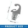 A ABSOPRO Sun Visor Hook Clip Sun Visor Bracket Hanger 74348-33040 Car Accessories Fits Toyota Camry 2007-2017 Set