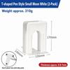 2Pcs Metal Book Supports Round Top Book Stopper Durable Desktop Bookshelf Organizer  Gift