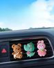 Cartoon Bear Air Vent Perfume Clip Car Air Conditioning Aromatherapy Clip Creative Car Decoration Ornaments Cute Car Accessories