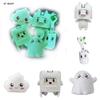 Animation Lankybox Kawaii Luminous Plush Toy Fox Square Box Stone Filled Soft