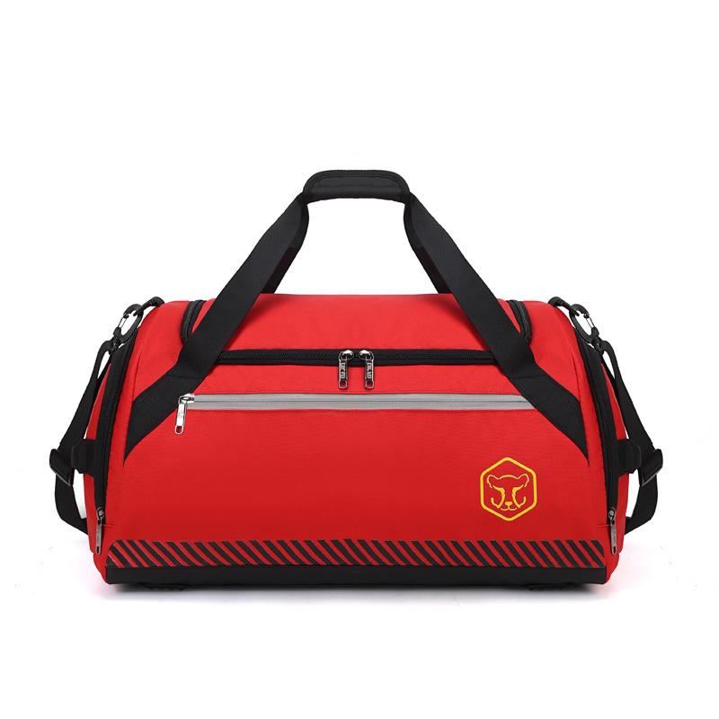 Men's and Women's Short-distance Outing Large-capacity Decompression Travel Bag Dry and Wet Separation Sports Fitness Bag Strap Shoe Compartment