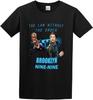Brooklyn Nine Nine Sitcom Comedy Series Law Without The Order Unisex Short Sleeve T Shirts Black