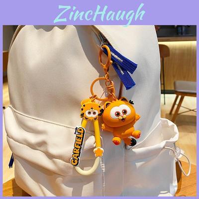 Adorable Garfield Keychain With Creative Cartoon Design Perfect For Birthdays And Holidays