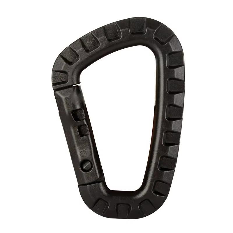 1/5/10pcs Tactical Carabiner Set Plastic Steel Quick Hook Webbing Grimlock Lock Key Chain Outdoor Backpack Karabiner Buckle