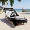 Naruto Character Personalized Text Beach Towel Soft Durable Quick-Dry Suitable for Swimming Gym Camping Yoga Vacation