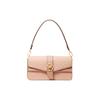 Michael Kors MK Greenwich Vintage Letter Logo Print Leather Envelope Bag Women Bags Pink 30H1GGRL6B-BALLET