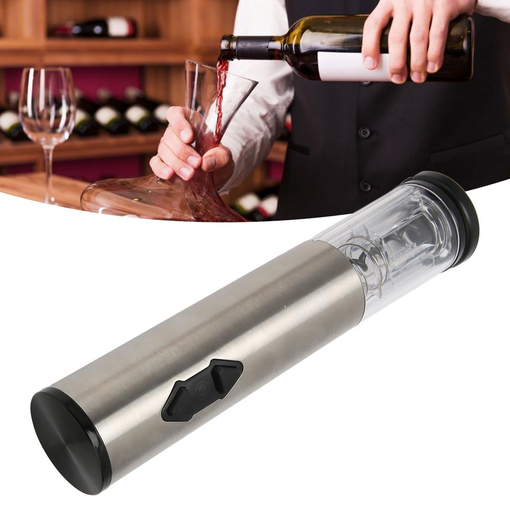 Electric Wine Opener Battery Operated Automatic Wine Bottle Opener with Corkscrew LED Light for Part