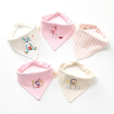 Stardoor Children's Character Triangle Scarf Bib 5-piece Set, Korean Baby Products