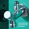 Brass 2 Outlet Angle Valves Strong 1 Inlet 2 Outlet Brass Valves for Flexible Water Flows Control In Bathroom Kitchen