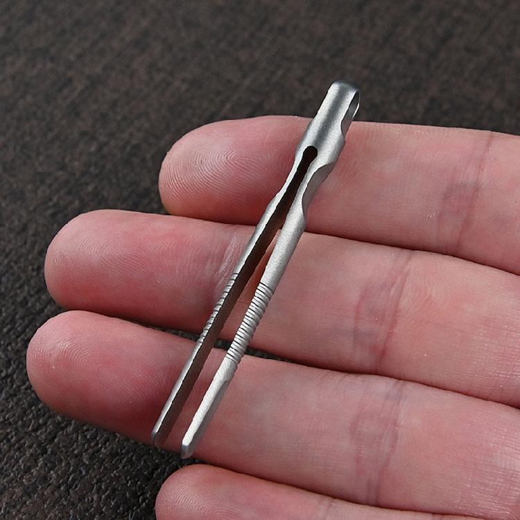 Alloy Tweezers TC4 Tweezers for Outdoor Travel Camping CNC Mini Twe
