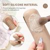 Magnetic Silicone Makeup Brush Case, Anti-Fall Design, Portable Soft Storage Pouch for Travel Cosmetics