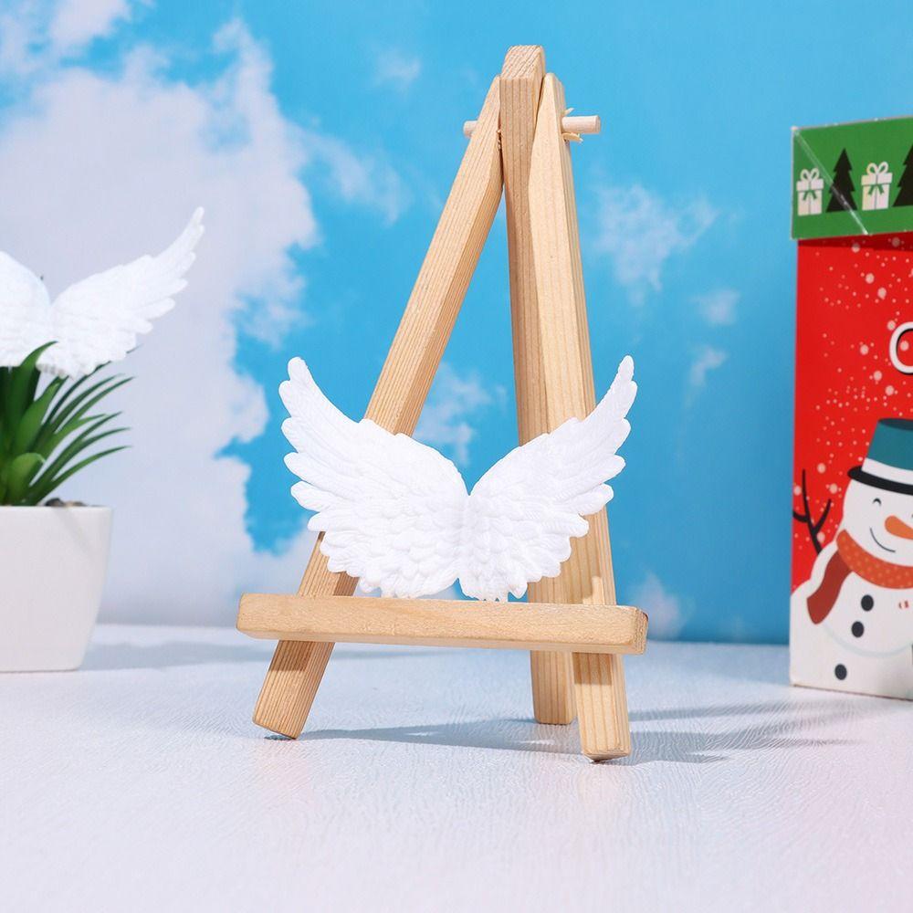 Costume Backpack Xmas Party Decoration Plastic Angel Wings Cake Decor Christmas Tree Ornaments