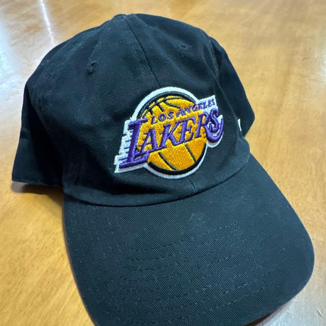 Used Los Angeles Lakers Cap 47 Brand Black