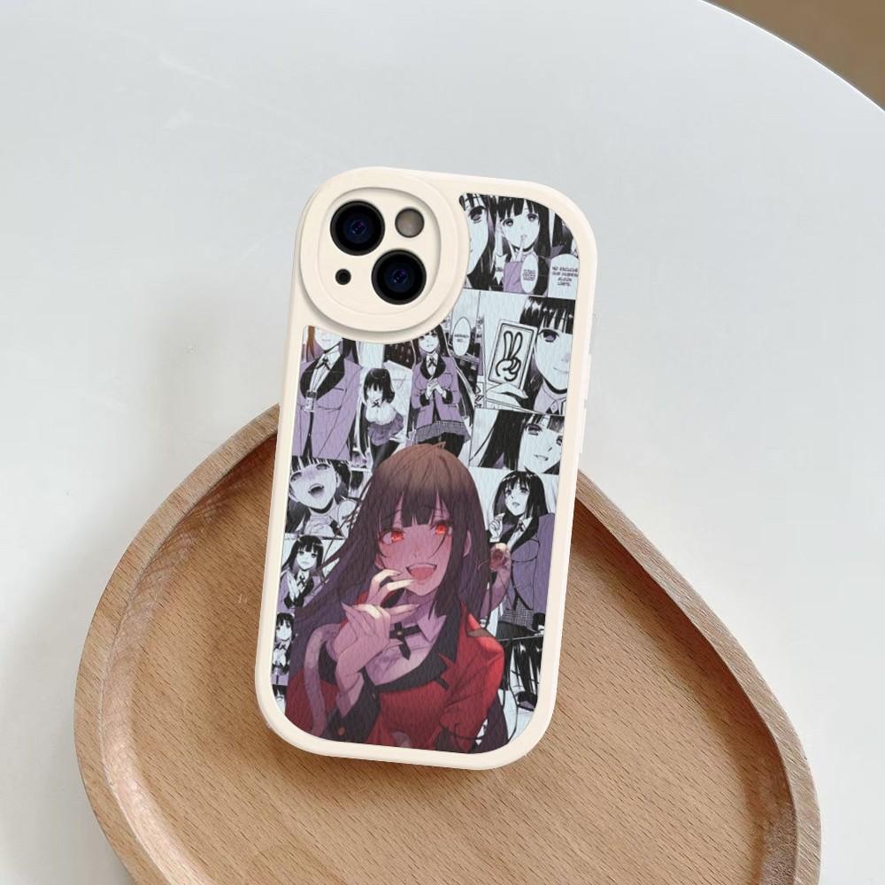 Japanese Anime Kakegurui Jabami Yumeko Phone Case Hard Leather For iPhone 16 13 12 Mini 11 14 Pro Max Xs X Xr 7 8 Plus Fundas